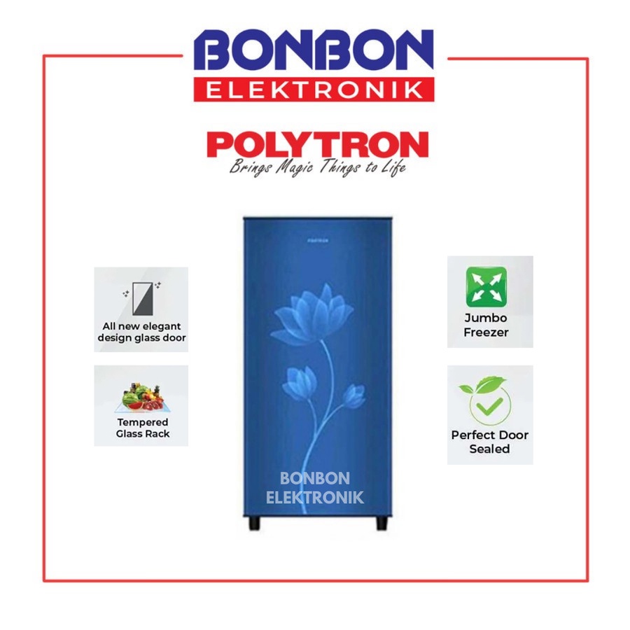 Polytron Kulkas 1 Pintu PRB 189 B / PRB189 / PRB189B 180L