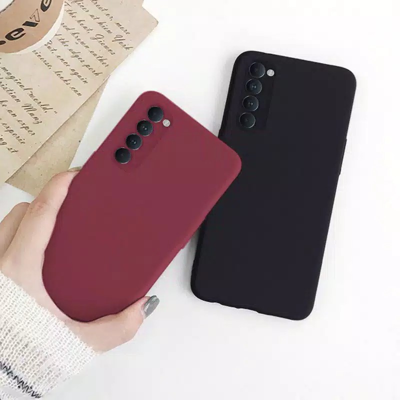 Case Oppo Reno4 Pro Case Premium Slim Matte Scrub Soft Case Reno 4 Pro