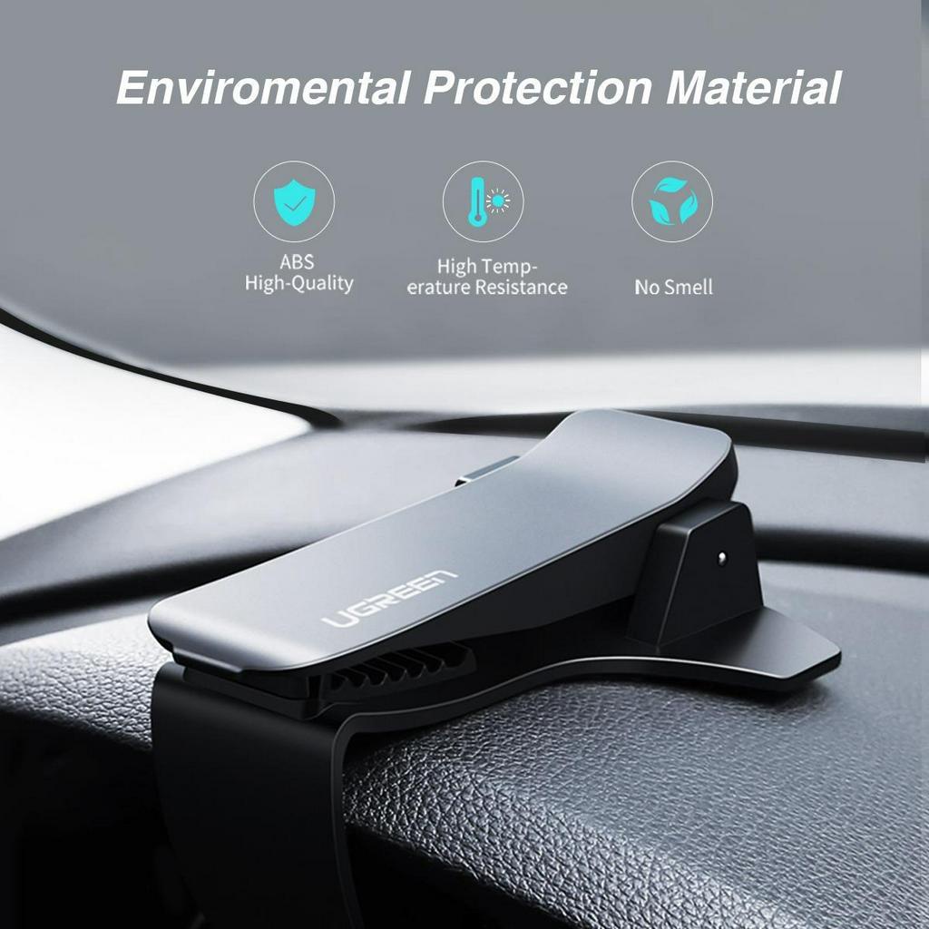 UGREEN Car Phone Mount HUD Design Dashboard Edge Car Phone Mount Holder Cardle for Safe Driving fit
