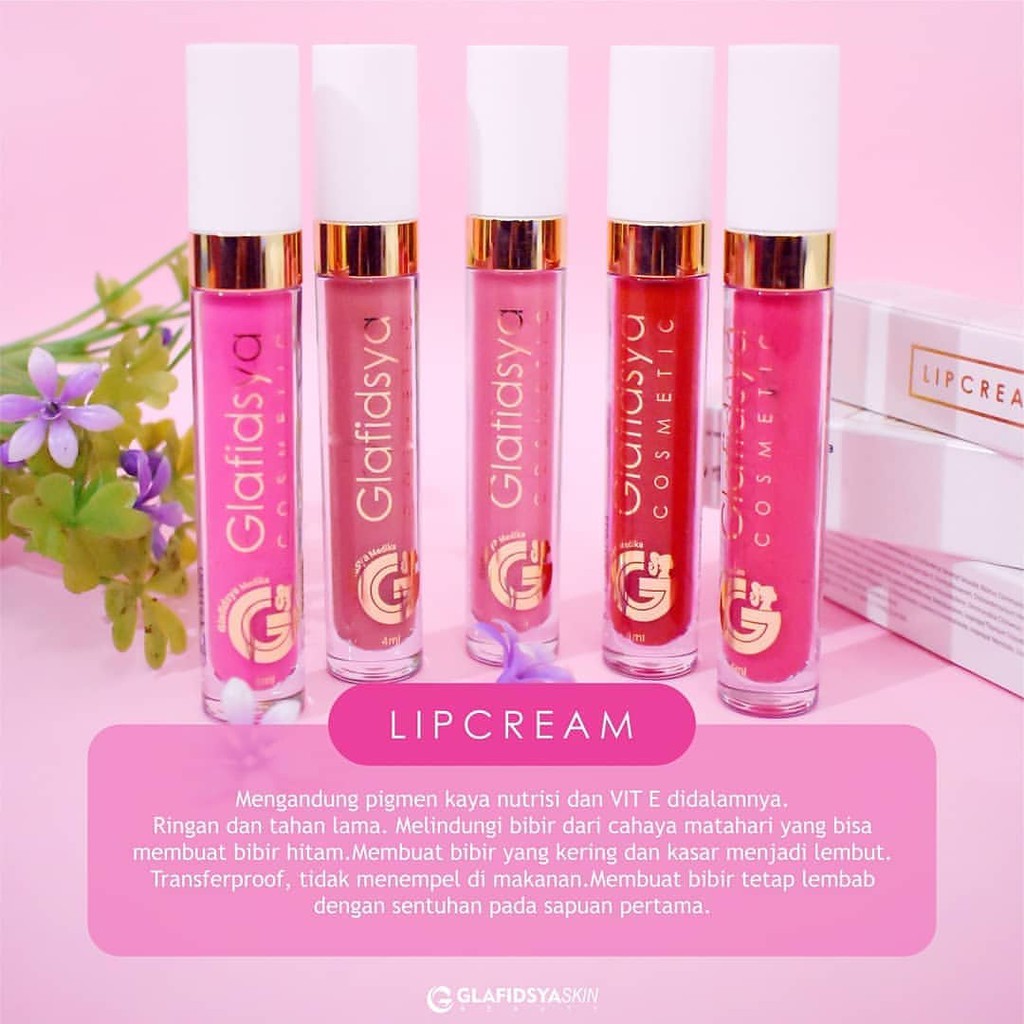 LIPCREAM GLAFIDSYA ORIGINAL RESELLER SURABAYA (BEST SELLER)