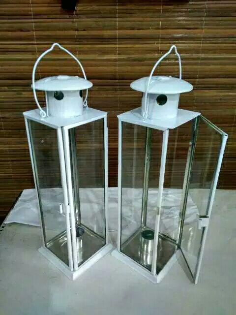 Tempat Lilin Lentera Warna