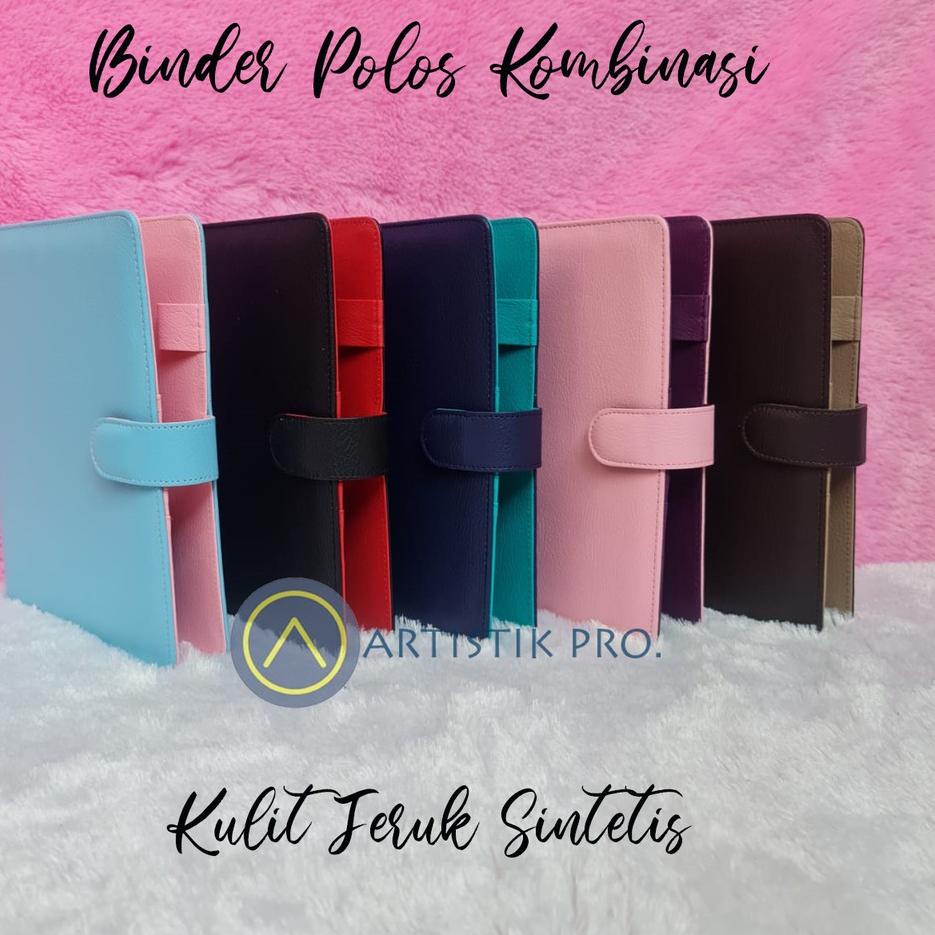 

Grosir Terupdate BINDER POLOS KOMBINASI 5 WARNA PILIHAN A5 DAN B5