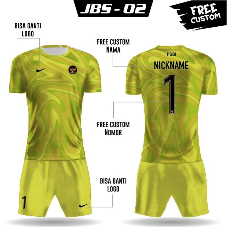 jersey kiper timnas baju setelan timnas jersey setelan kiper timnas