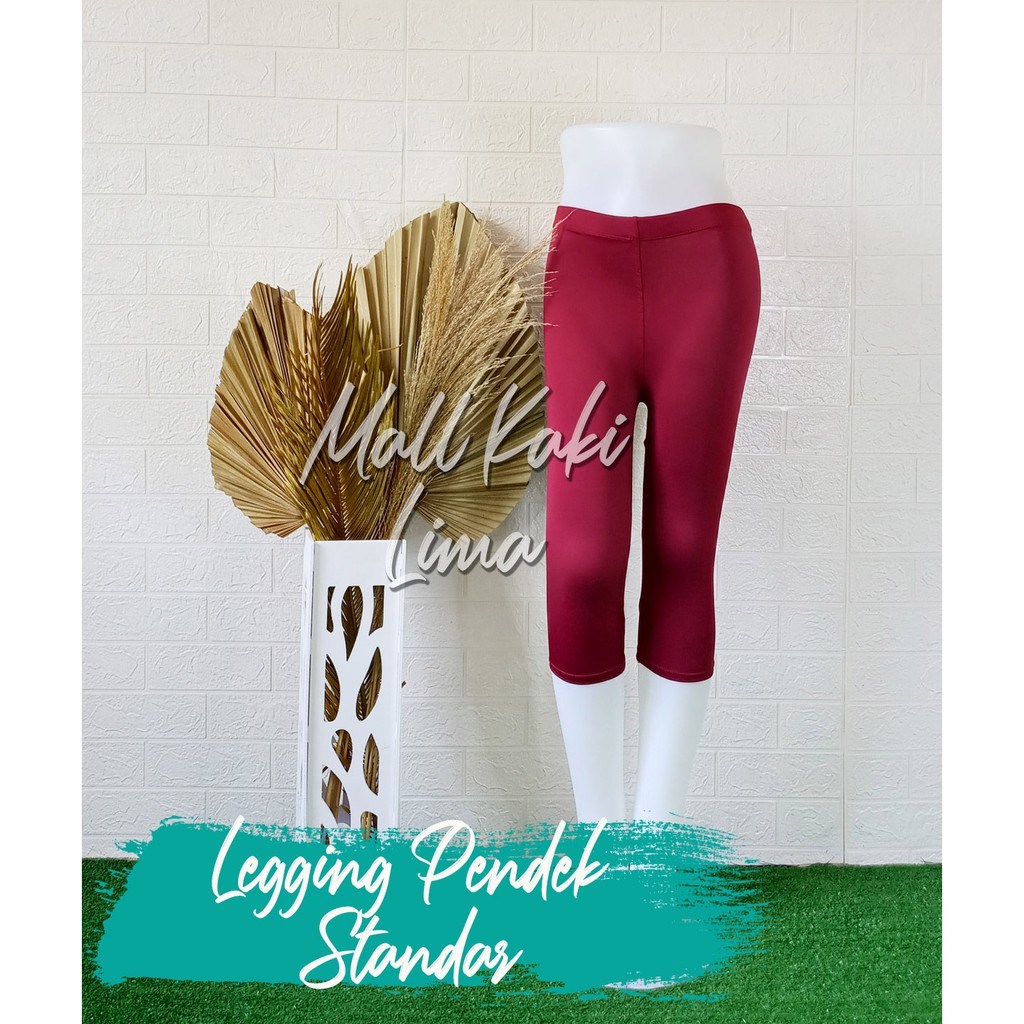 LEGING PENDEK CELANA LEGGING BAHAN KAOS RAYON LEJING MURAH TEBAL UKURAN JUMBO