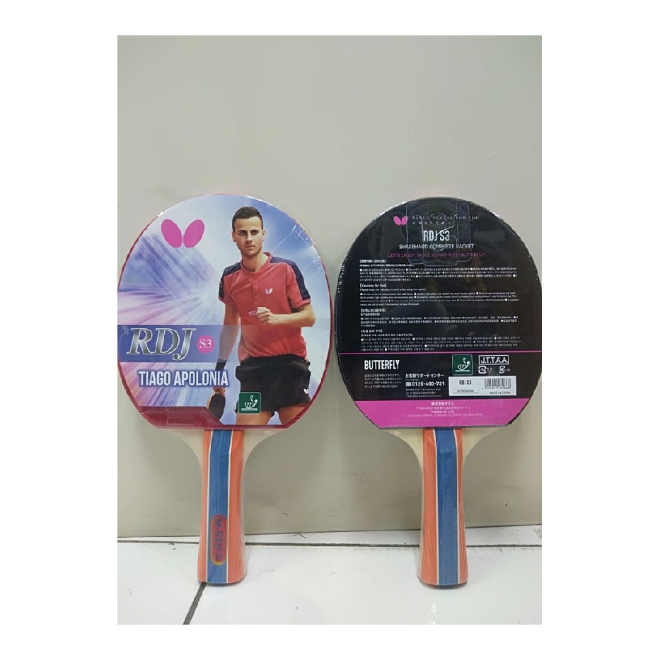 Butterfly Pingpong Meja Tenis Bet Jual Tiago S3 RDJ Diskon
