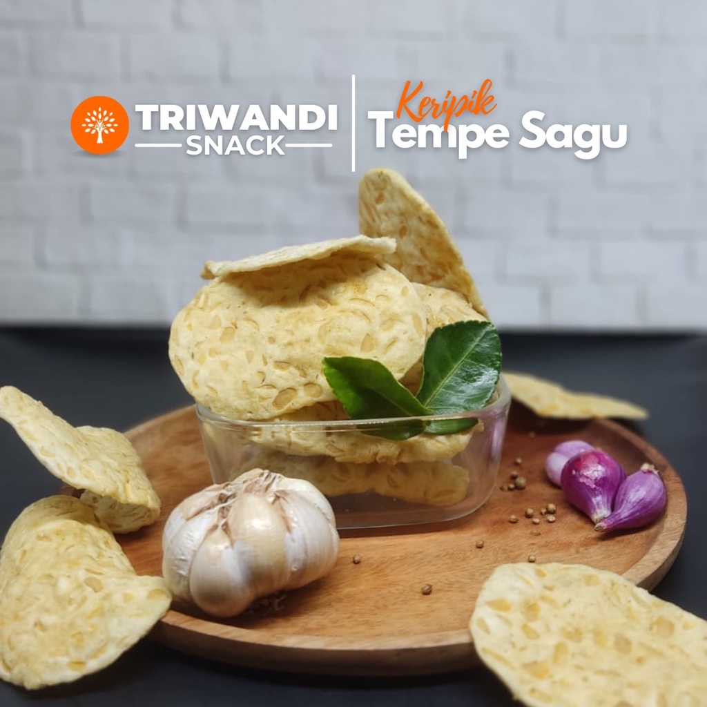 

keripik tempe sagu keripik tempe kemasan 100 - 250 gr TRIWANDI SNACK oleh oleh bandung