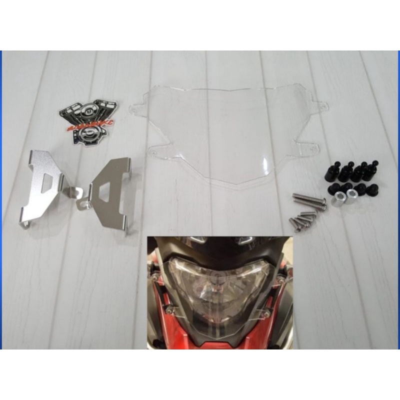 Headlight protector lens BMW GS 310 pelindung headlamp BMW GW 310