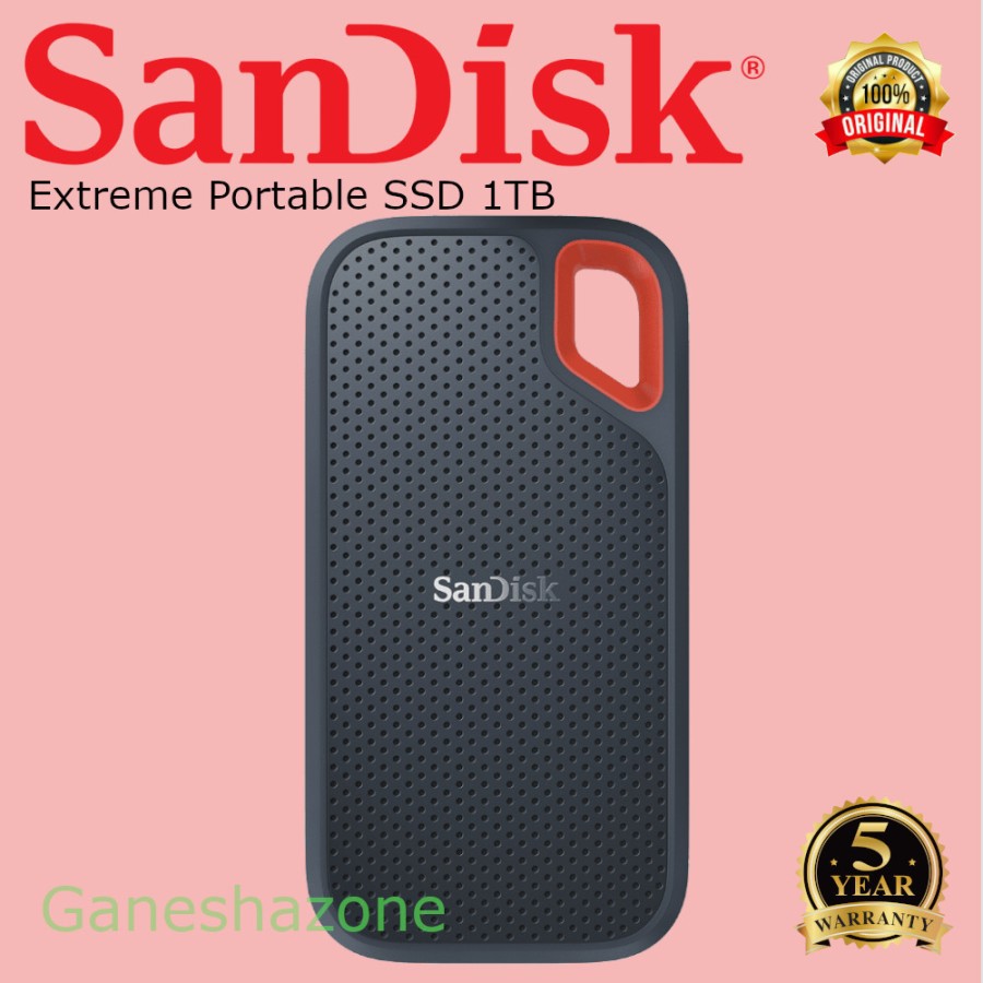 SanDisk Extreme Portable SSD 1TB E61 - Sandisk SSD 1TB Extreme Portable E61