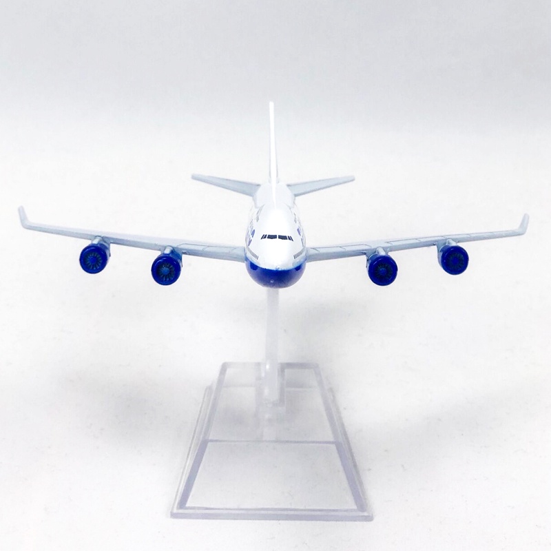 Pesawat Antar Benua Rusia Boeing 747model Pesawat Die-cast Alloy Metal B747 Model Pesawat 16CM