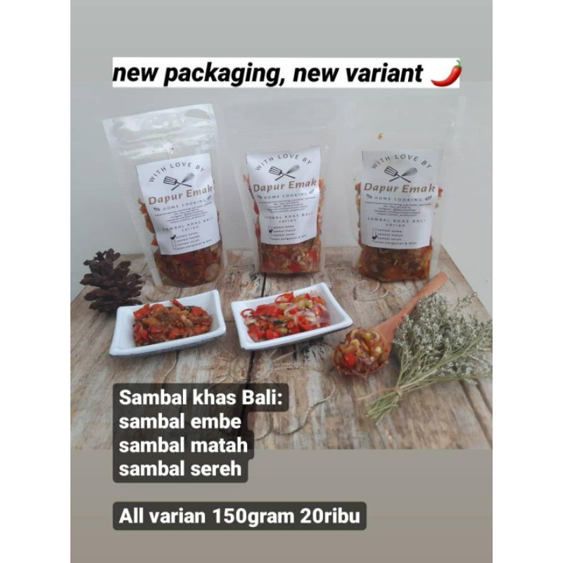 

Sambal khas Bali Embe/ Matah/ Sereh Botolan Homemade Tanpa Pengawet/ Msg