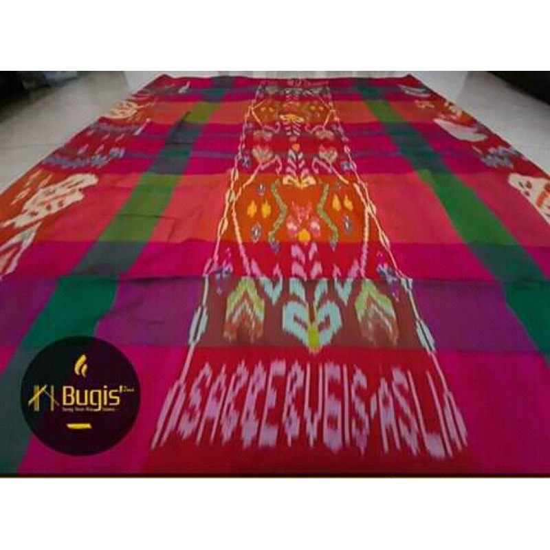Sarung Bugis Asli No 1 Original Sutra