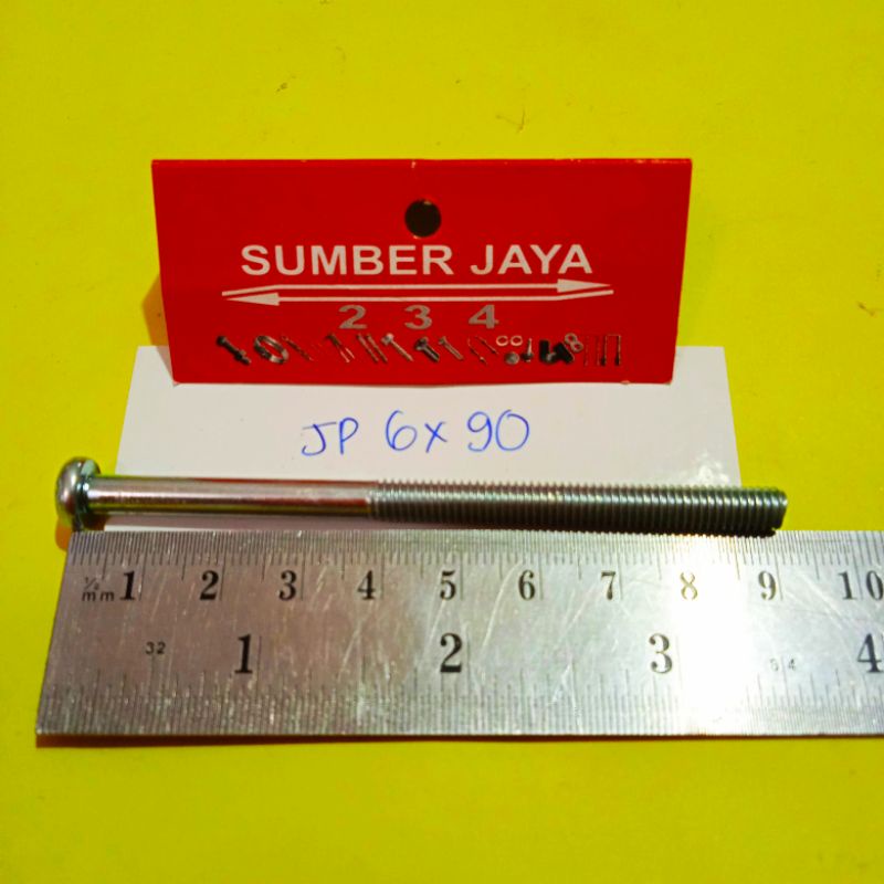 Baut Sekrup JP M6 x 90  /  Sekrup JP M6 TERMURAH