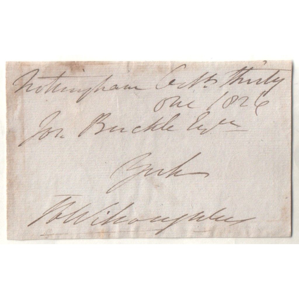 

Perangko Filateli A5-151 Great Britain Free Front Pre Philately Cover 1826 Nottingham To York
