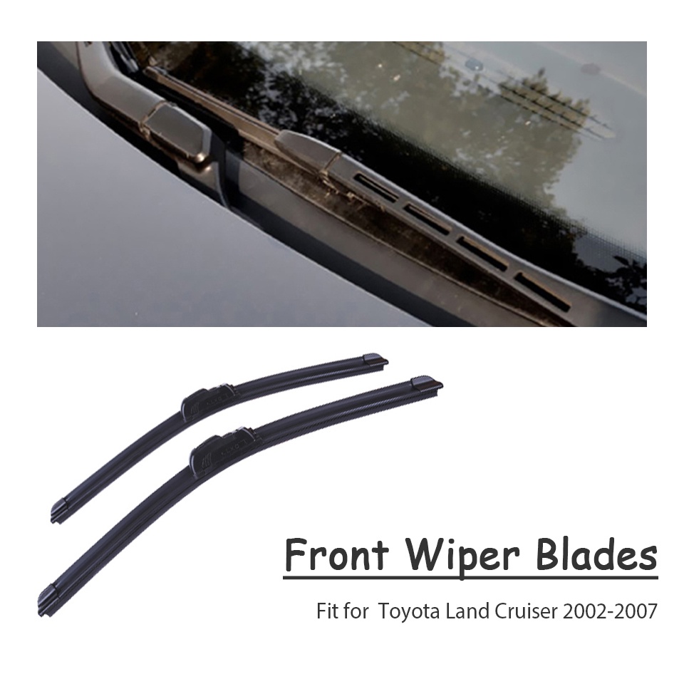 1 Set Karet Wiper Kaca Depan Mobil Untuk Toyota Land Cruiser 2015 2014 2013-2002