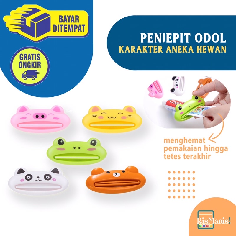 TOOTHPASTE SQUEEZER - Alat Penjepit Tabung Pasta Gigi Krim Obat Pembersih Wajah Tube Pasta Skincare