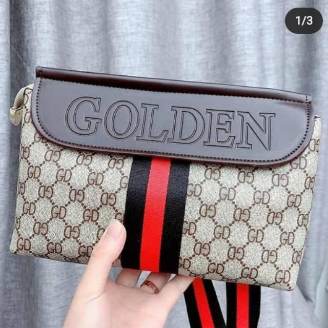 Tas Selempang Import - Golden Classic