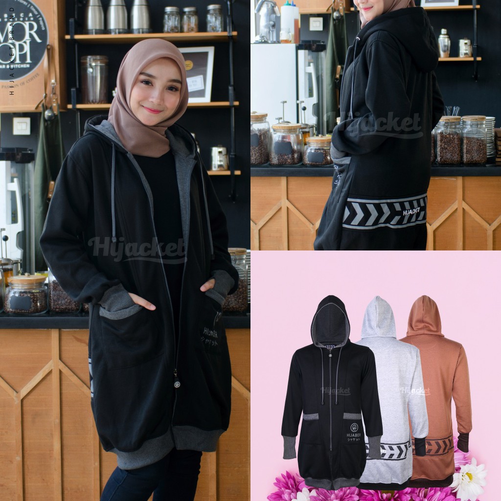 Jacket Hijacket Yukata I Jaket Hijaber I Hijaket Original I Jaket Muslimah-8