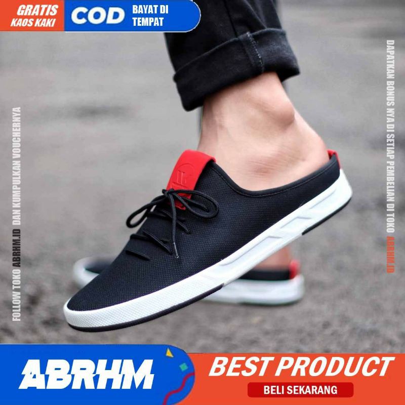 ABRHM x SUARS Sandal Slide Pria Sandal Slop Pria Ori Sendal Selop Cowok / Cowo Sepatu Sandal Bustong