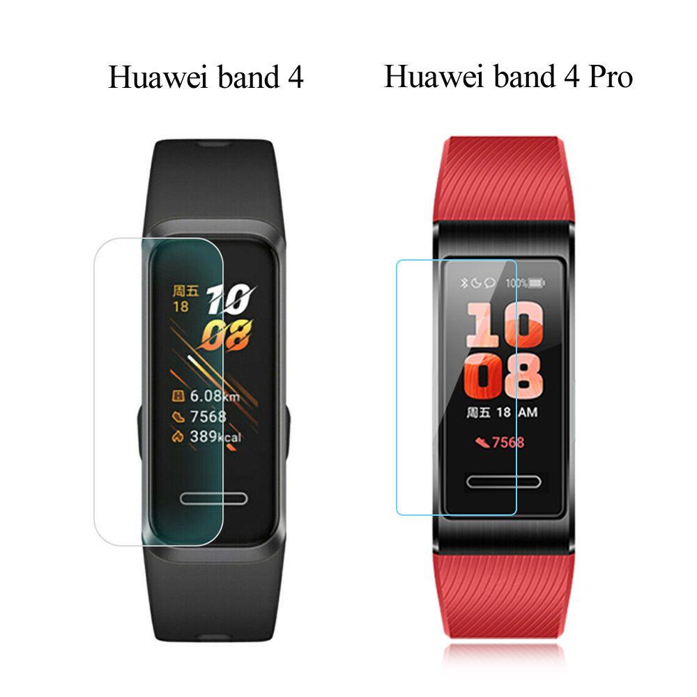 POPULAR Populer TPU Film Pelindung Bukan Tempered Glass HD Bening Anti Gores Pelindung Layar Untuk Huawei Band4 4 Pro Smart Watch