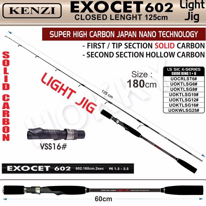 JORAN KENZI EXOCET LIGHT JIG 602 PE 1.5-2.5 Kode 615