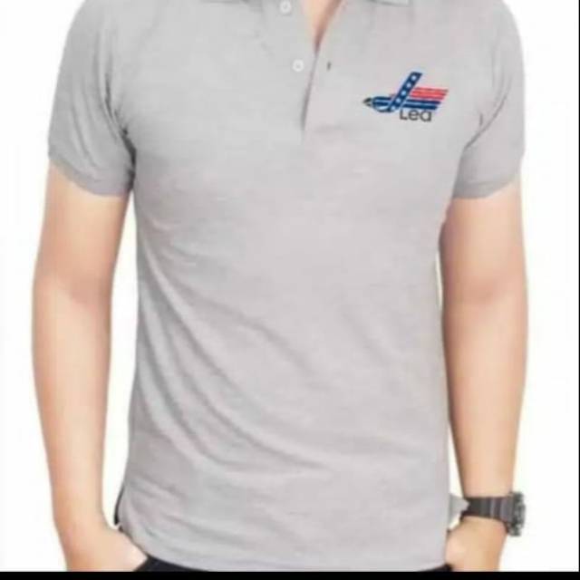 Kaos kerah poloshirt LEA