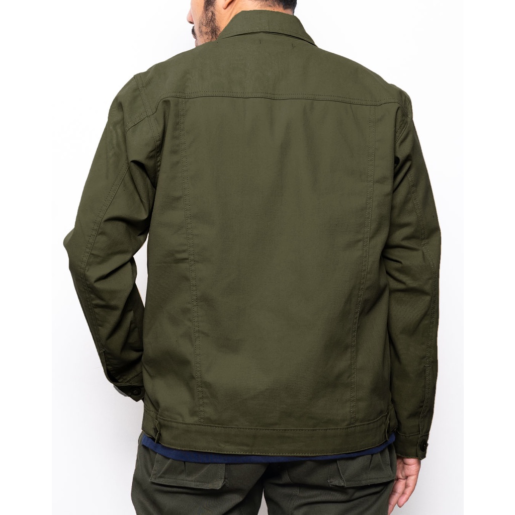 Sonnig Canvas Jacket - Olive Green