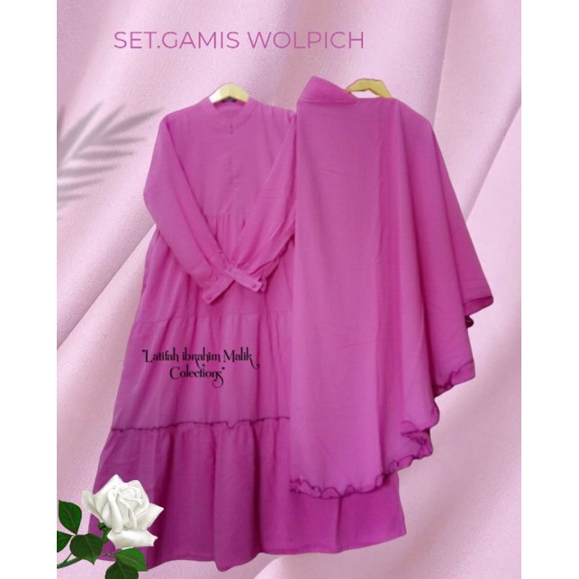 SET GAMIS SYAR'I DEWASA Free Cadar