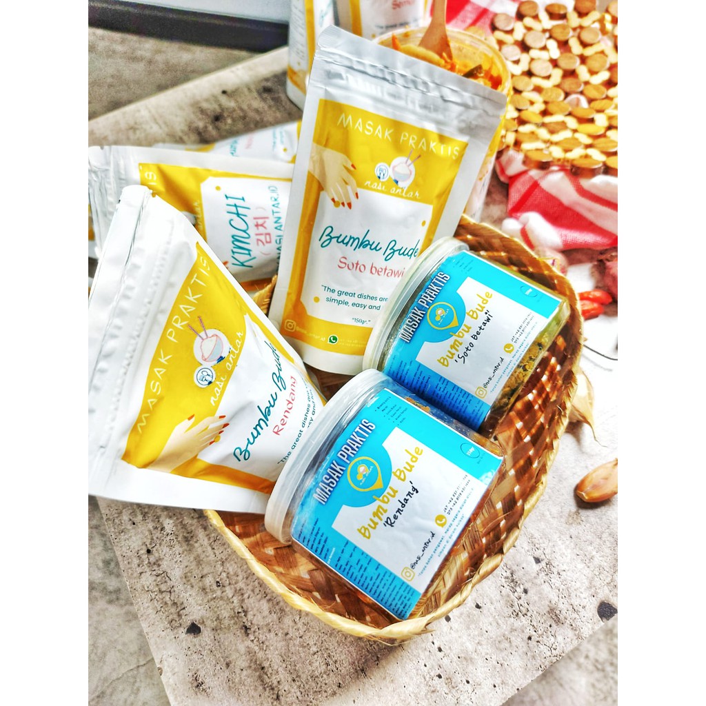 

BUMBU masakan praktis - BUMBU RENDANG by nasiantar.id - kemasan 150gr