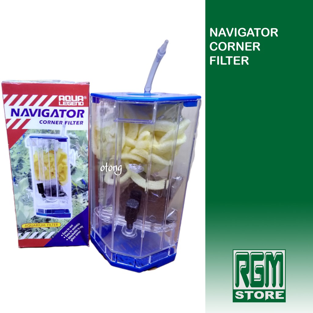 Aqua Legend Navigator corner filter pojok saringan aquarium aquascape murah