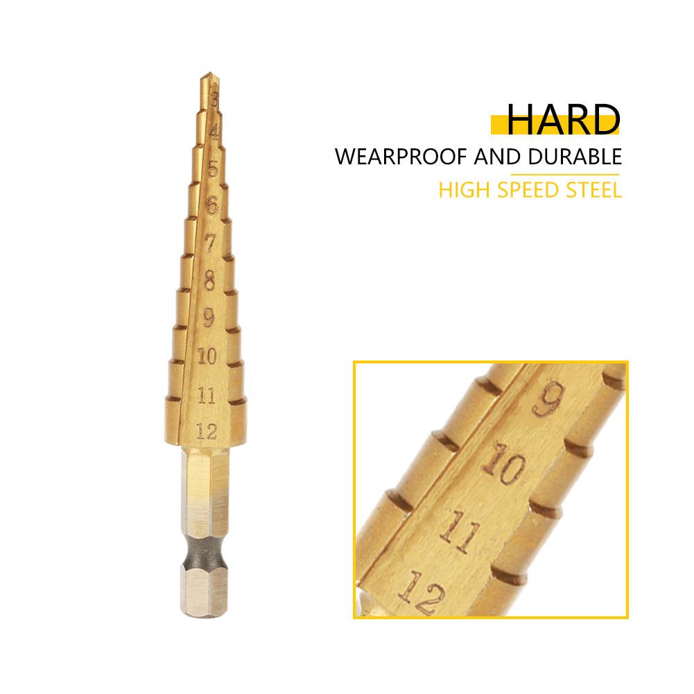 1Pc Mata Bor dengan  Bahan HSS High Speed Steel Lapis 