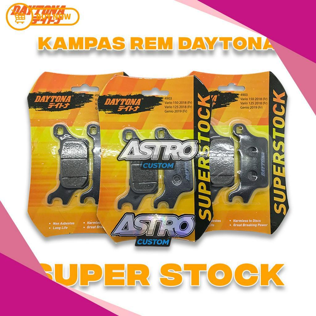 KUALITAS TERBAIK Kampas Rem Vario 125 Vario 15 Genio Dispad Depan Daytona SUPERSTOCK
