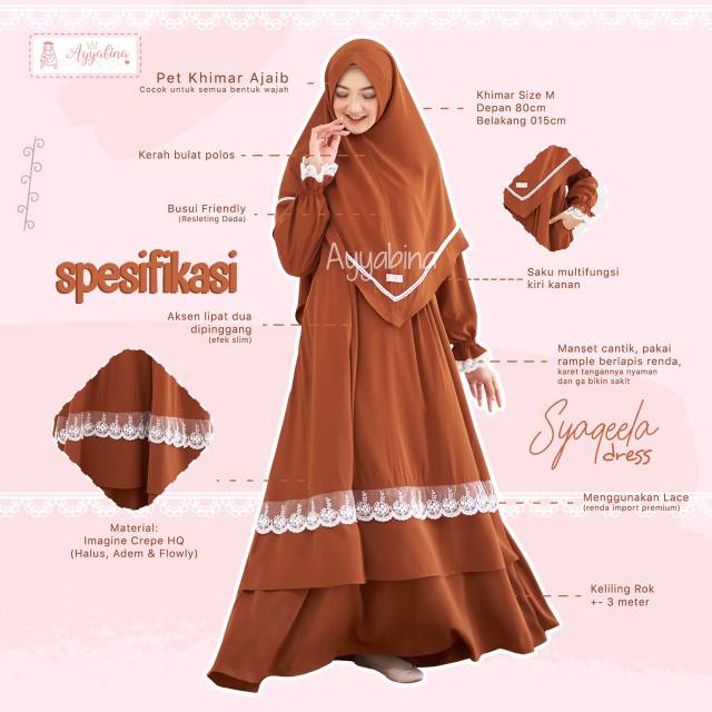 Syaqeela Dress by Ayyabina