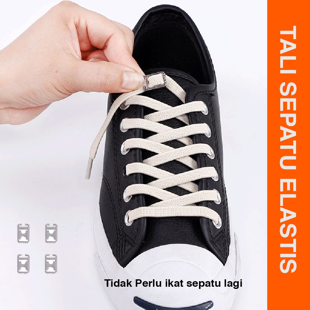 Tali Sepatu Elastis | Izzy Lace | Buat Sneakers Jadi SLIP ON