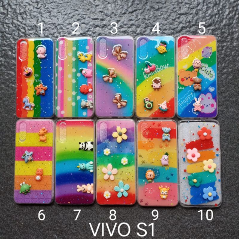 case gambar Vivo S1 motif cewek ( 3 motif ) soft softcase softshell silikon cover casing kesing housing