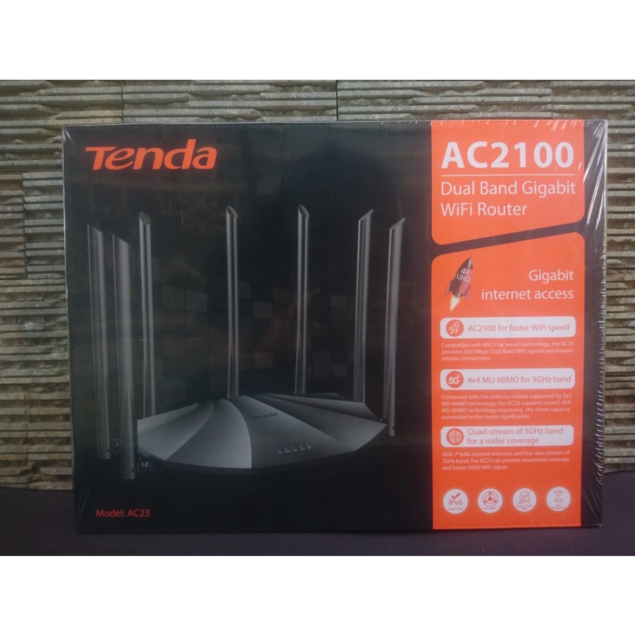 WIRELESS ROUTER TENDA AC23 AC2100