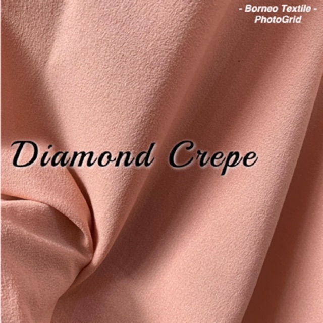 Diamond Crepe Zellinda Kain Bahan Per 50cm 1 2 Meter Shopee Indonesia