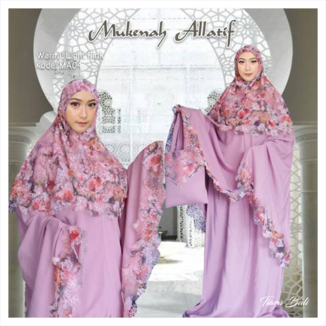 MUKENA JUMBO DEWASA ALLATHIF ORI TIARA BALI