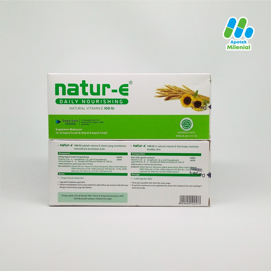 Natur- E Daily Nourishing Box Isi 32 Kapsul