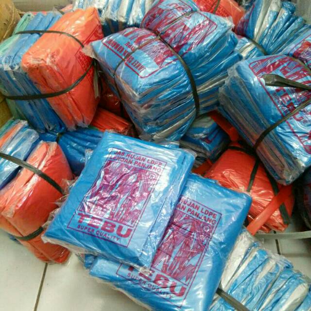 Jas Hujan Plastik TEBU Poncho