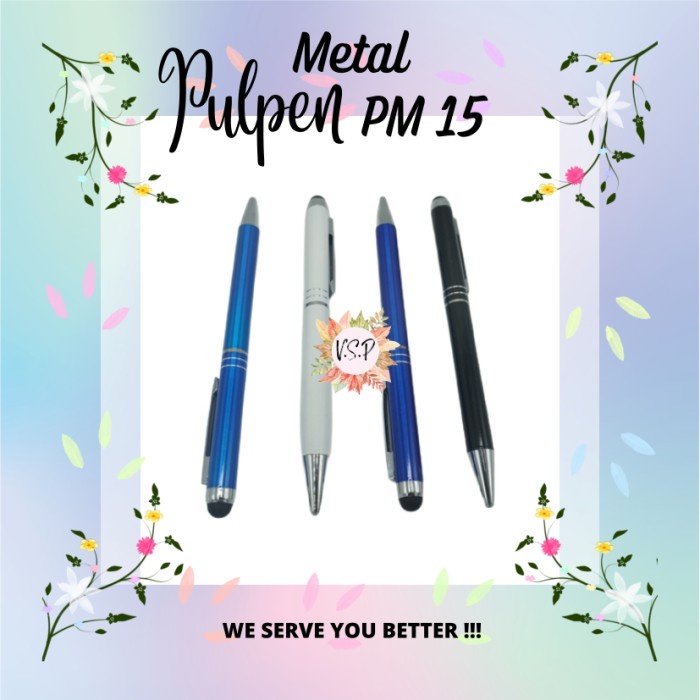 

Best Promo! Pen Promosi-Souvenir Pen Metal PM 15 Sale!