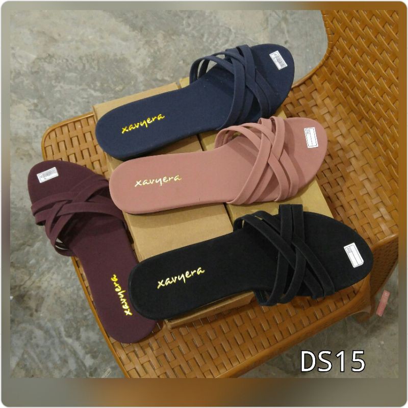 OBRAL BORNEO SENDAL XAVYERA DS15 dan TF01 SANDAL TEPLEK KEREN DAN MURAH