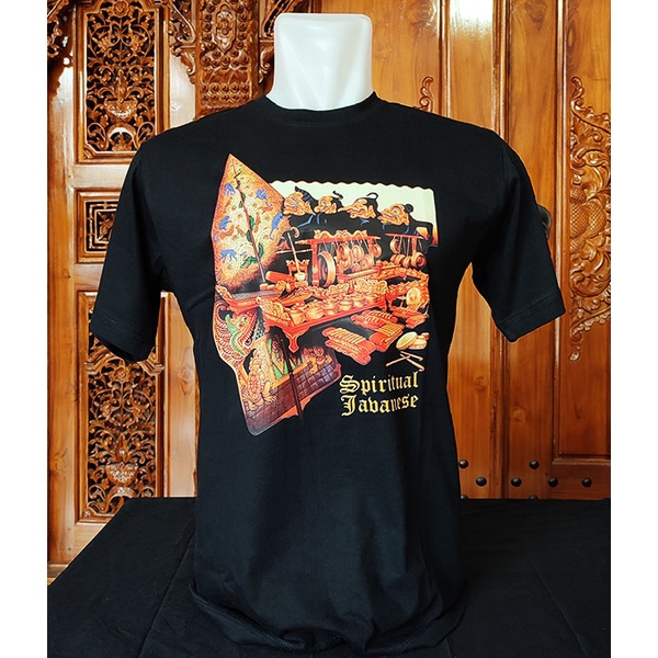 Kaos Gunungan Wayang / Baju Gunungan Wayang / Kaos Wayang Jawa .