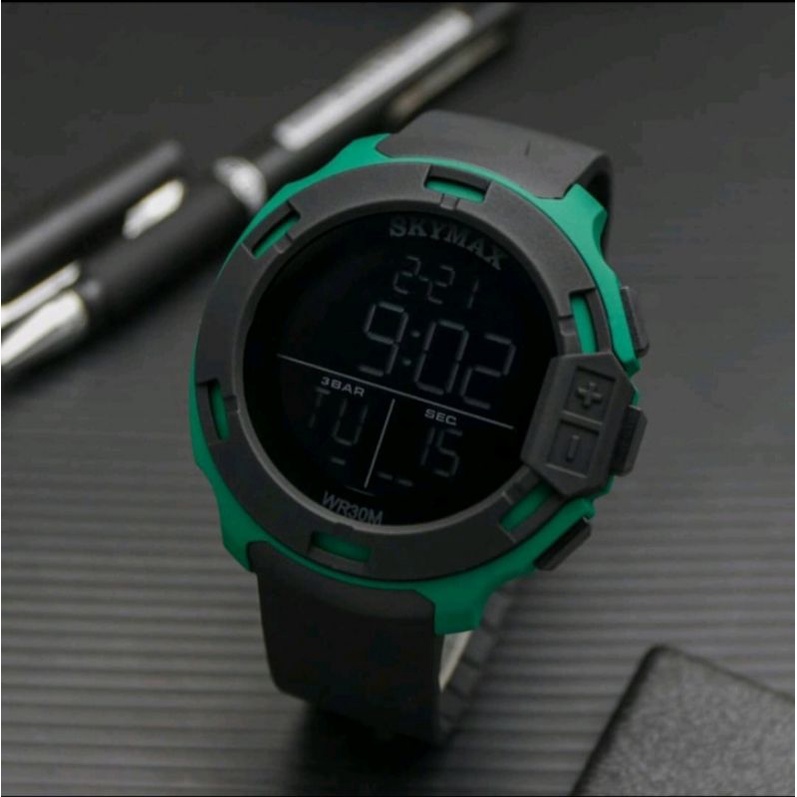 Jam Tangan Pria SKYMAX 1817G Original