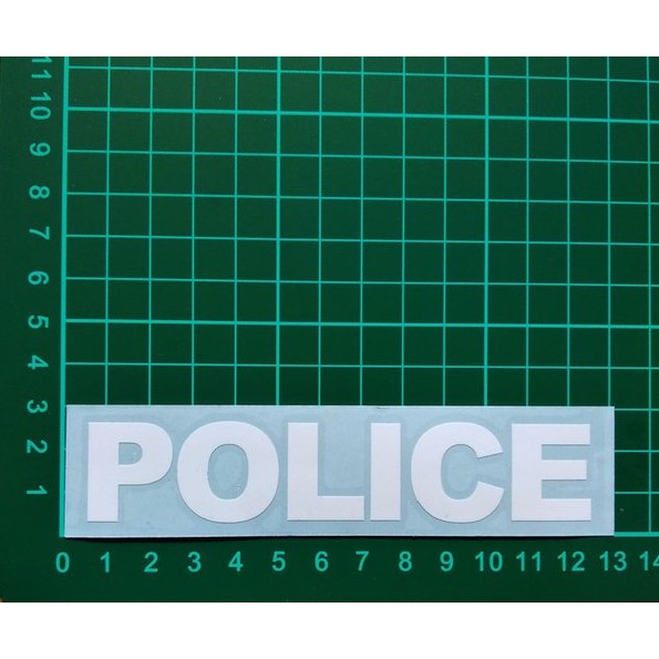 Stiker Sepeda POLICE,Cutting Sticker Sepeda POLICE