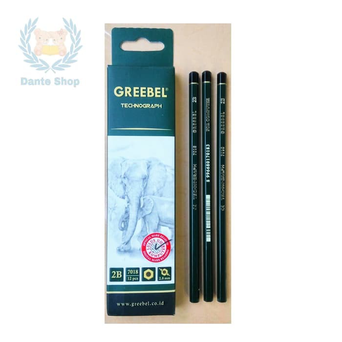 

NEW STOCK PENSIL 2B GREEBEL PENSIL UJIAN ( PER LUSIN )