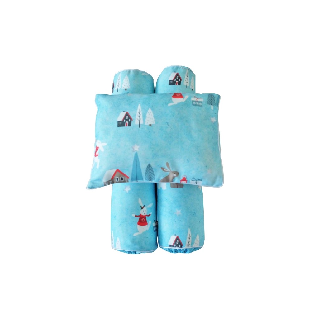 Cotton Seed Pillow &amp; Bolster Set