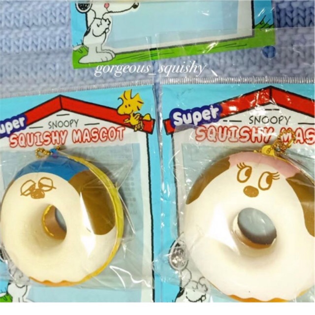 Flash sale squishy licensed snoopy mascot donut by peanuts