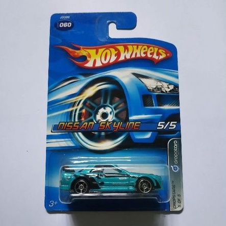 hotwheels hot wheels nissan skyline dropstars dropotaro hijau