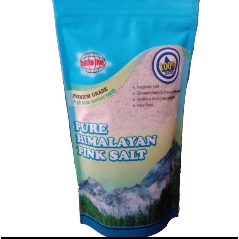 

Himalayan pink Salt 500 Gr / Garam Himalaya 500gr