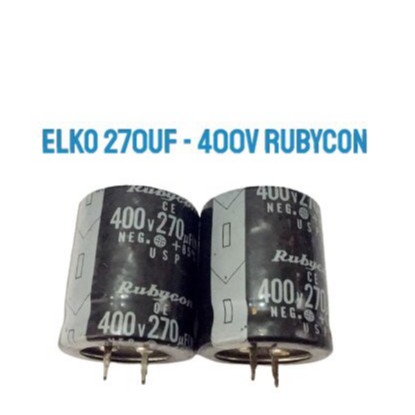 ELKO KAPASITOR 270UF - 400 V RUBYCON